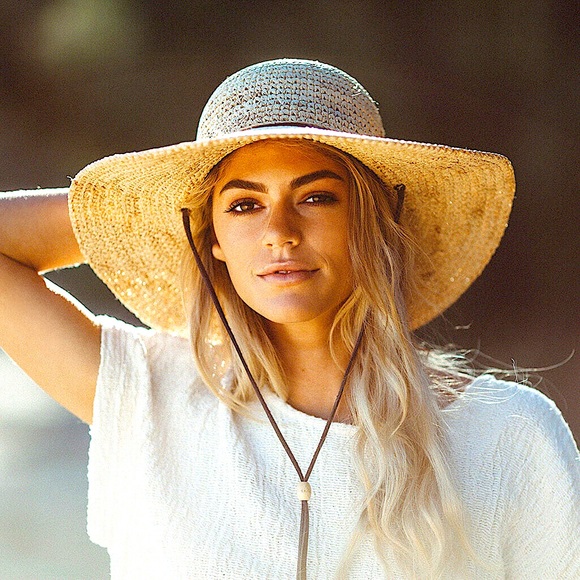 100% HANDCRAFTED STRAW HAT-OS/See Photos